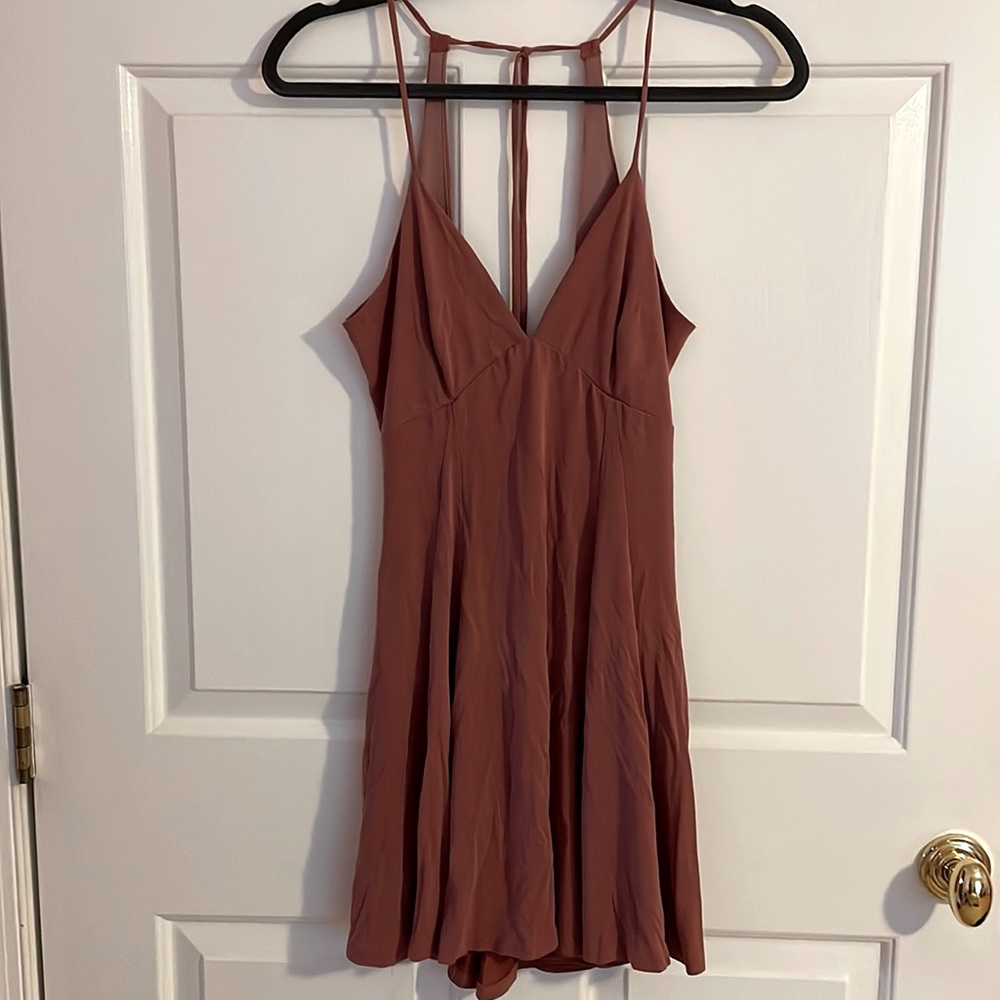 Rusty Pink Skater Dress